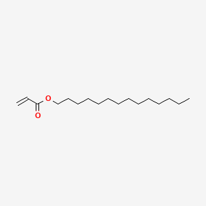 Chemical structure of Tetradecyl acrylate