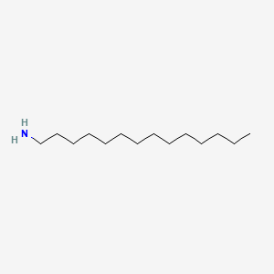 Chemical structure of Tetradecylamine