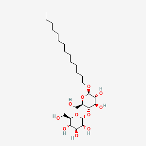 Chemical structure of Tetradecyl-β-D-maltoside