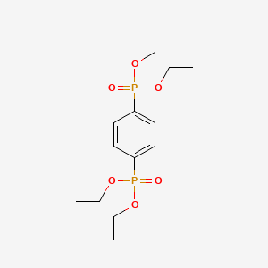 Chemical structure of 1,4-Bis(diethoxyphosphoryl)benzene