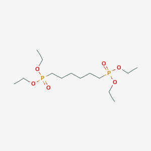 Chemical structure of 1,6-Bis(diethoxyphosphoryl)hexane