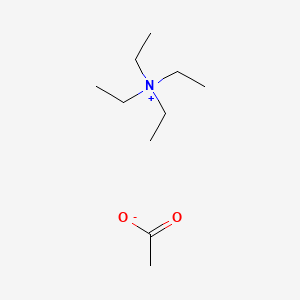 Chemical structure of Tetraethylammonium acetate
