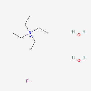 Chemical structure of Tetraethylammonium fluoride dihydrate