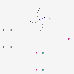 Chemical structure of Tetraethylammonium Fluoride Tetrahydrofluoride