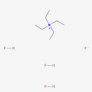 Chemical structure of Tetraethylammonium fluoride trihydrofluoride