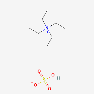 Chemical structure of Tetraethylammonium hydrogen sulfate