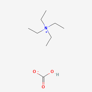 Chemical structure of Tetraethylammonium bicarbonate