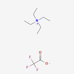 Chemical structure of Tetraethylammonium trifluoroacetate