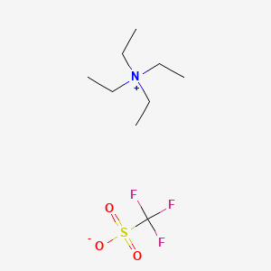 Chemical structure of Tetraethylammonium Trifluoromethanesulfonate