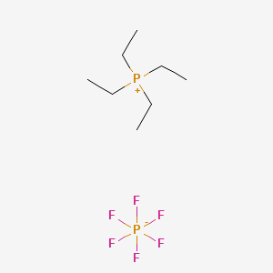 Chemical structure of Tetraethylphosphonium Hexafluorophosphate