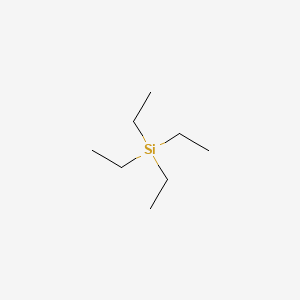 Chemical structure of Tetraethylsilane