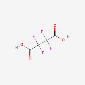 Chemical structure of Tetrafluorosuccinic acid