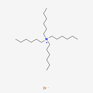 Chemical structure of Tetrahexylammonium bromide
