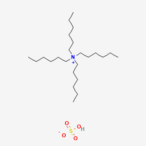Chemical structure of Tetrahexylammonium hydrogen sulfate