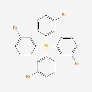 Chemical structure of Tetrakis(3-bromophenyl)silane