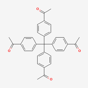 Chemical structure of Tetrakis(4-acetylphenyl)methane