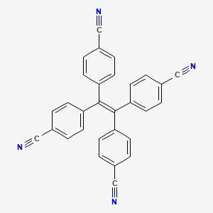 Chemical structure of Tetrakis(4-cyanophenyl)ethylene