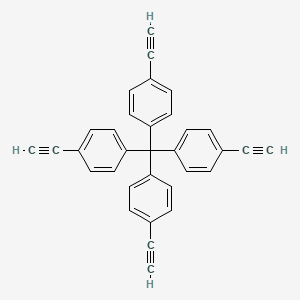 Chemical structure of Tetrakis(4-ethynylphenyl)methane
