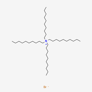 Chemical structure of Tetrakis(decyl)ammonium bromide