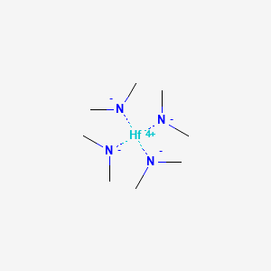 Chemical structure of Tetrakis(dimethylamido)hafnium