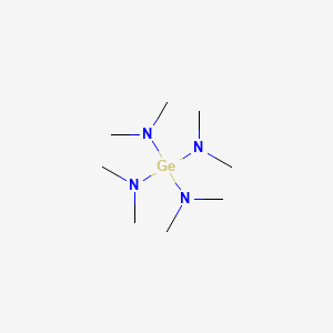 Chemical structure of N,N,N',N',N'',N'',N''',N'''-Octamethylgermanetetramine