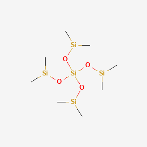 Chemical structure of Tetrakis(dimethylsilyl) silicate