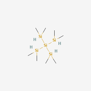 Chemical structure of Tetrakis(dimethylsilyl)silane