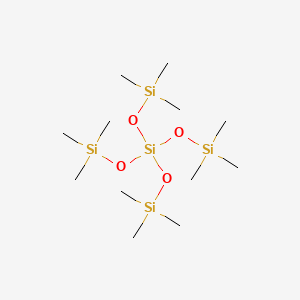 Chemical structure of Tetrakis(trimethylsiloxy)silane