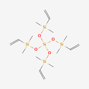 Chemical structure of Tetrakis[dimethyl(vinyl)silyl]Orthosilicate