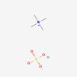 Chemical structure of Tetramethylammonium hydrogensulfate hydrate