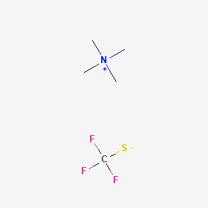 Chemical structure of Tetramethylammonium trifluoromethanethiolate
