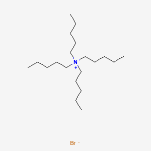 Chemical structure of Tetrapentylammonium bromide