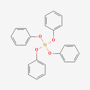 Chemical structure of Tetraphenoxysilane
