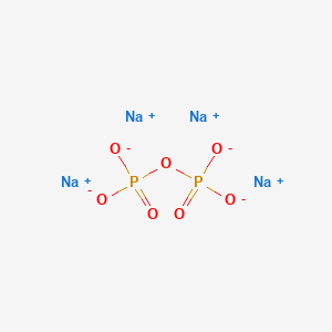 Chemical structure of Tetrasodium pyrophosphate