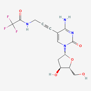 Chemical structure of TFA-ap-dC