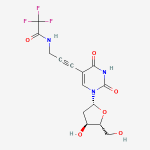 Chemical structure of TFA-ap-dU