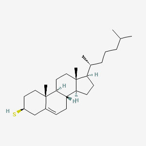 Chemical structure of Thiocholesterol