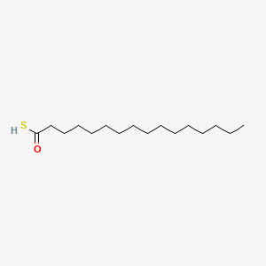 Chemical structure of Thiopalmitic Acid