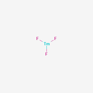 Chemical structure of Thulium fluoride (TmF3)