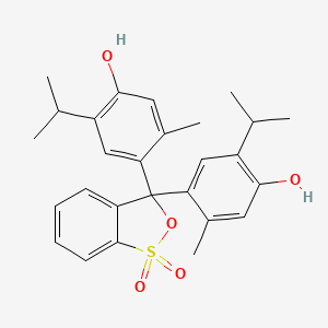 Chemical structure of Thymol blue
