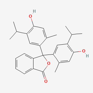 Chemical structure of Thymolphthalein