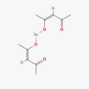 Chemical structure of Tin(II) acetylacetonate