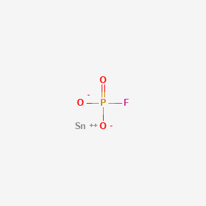 Chemical structure of Tin(II) fluorophosphate