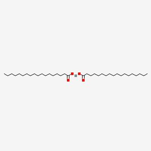 Chemical structure of Tin(II) stearate