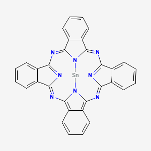 Chemical structure of Tin(II)phthalocyanine