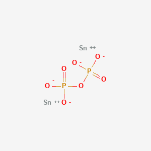 Chemical structure of Tin(II)pyrophosphate