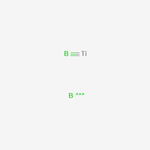 Chemical structure of Titanium boride