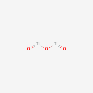 Chemical structure of Dititanium trioxide
