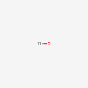 Chemical structure of Titanium(II) oxide