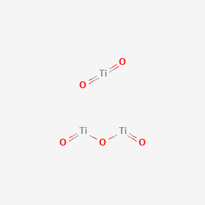 Chemical structure of Titanium(II,III) oxide